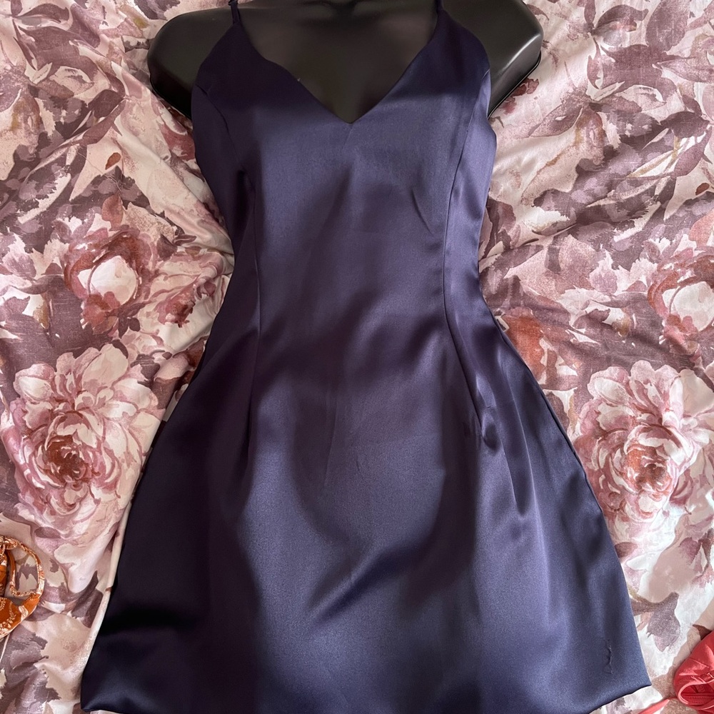 silk mini formal dress